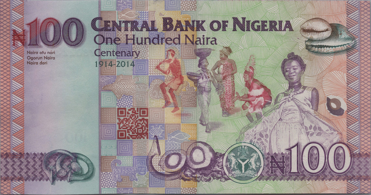 Nigeria 100 Naira, B238e, Uncirculated, 2024; features Chief Obafemi Awolowo