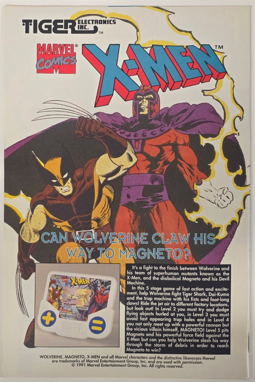 X-Men #4, Direct Edition, Marvel, 1992, NM - 1st Appearance of Omega Red