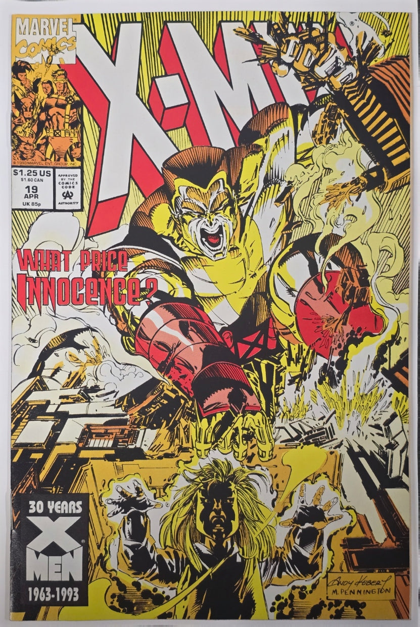 X-Men #19 - "A Skinning of Souls Part Three", Direct Edition, Marvel, 1993, NM