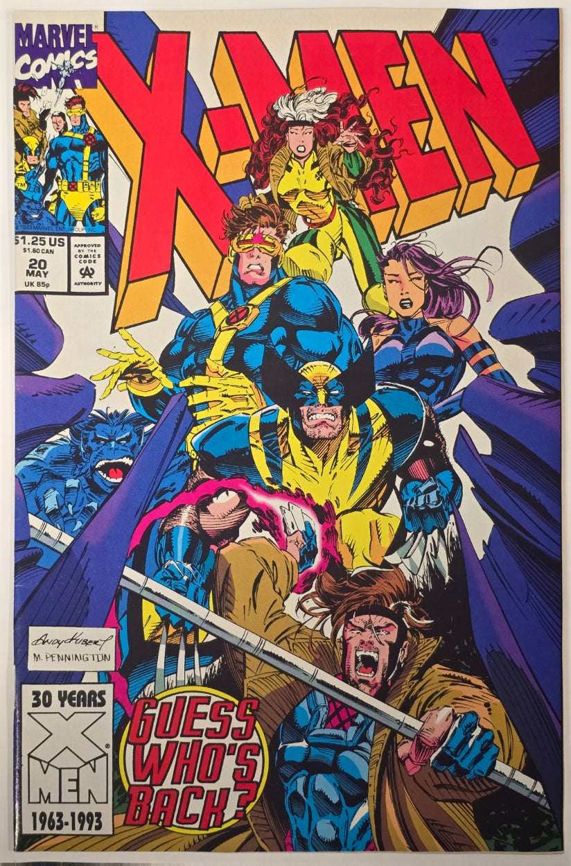 X-Men #20 - "Digging in the Dirt", Direct Edition, Marvel, 1993, NM