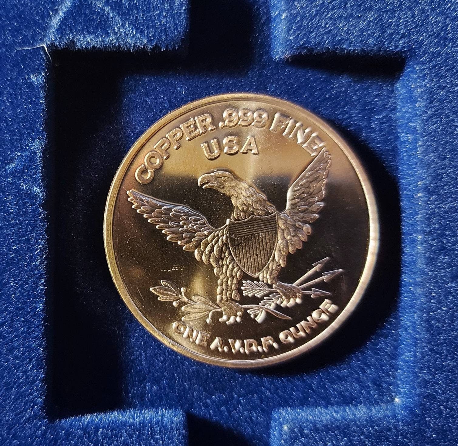 PARASAUROLOPHUS in 1 Oz. COPPER Collector Rounds; in 2x2 Holder ~ 1 OZ Pure .999 Copper