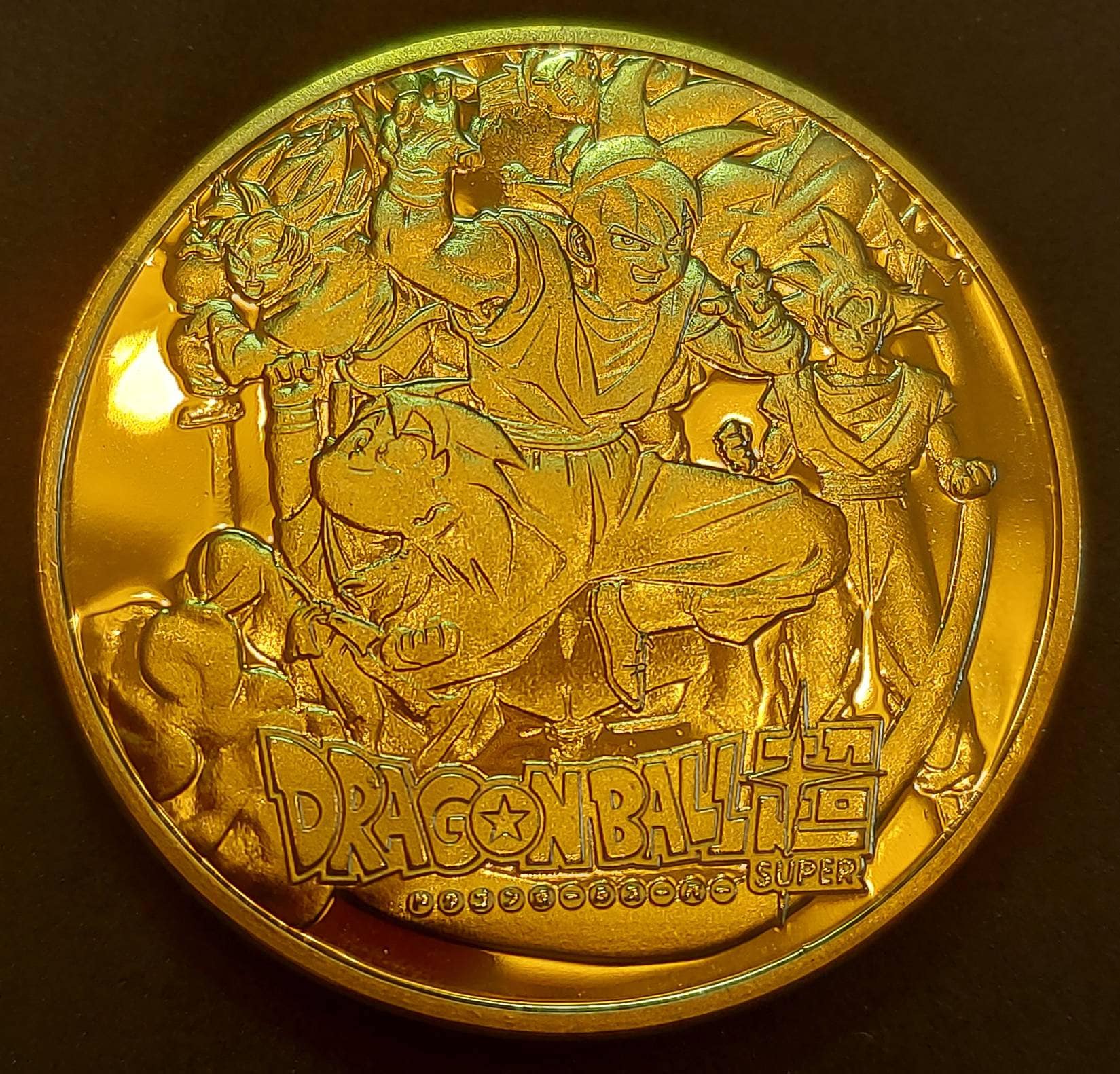BUU ~ Dragon Ball Z Collectible Coin ~ .9999 Gold Plated ~ In Special Capsule