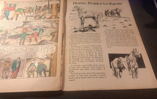 REX ALLeN #4: Rustlers of the Pacific from 1952; A Silver Age Dell Comic; (VG); Rex Allen Photo Cover and Back with his Horse