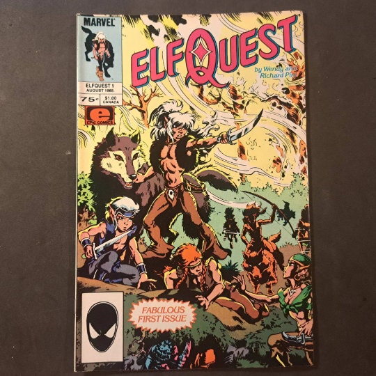 ELFQUEST Vol.2 #1 1985 (VF-NM ~ 8.5+) Marvel Comics Direct edition