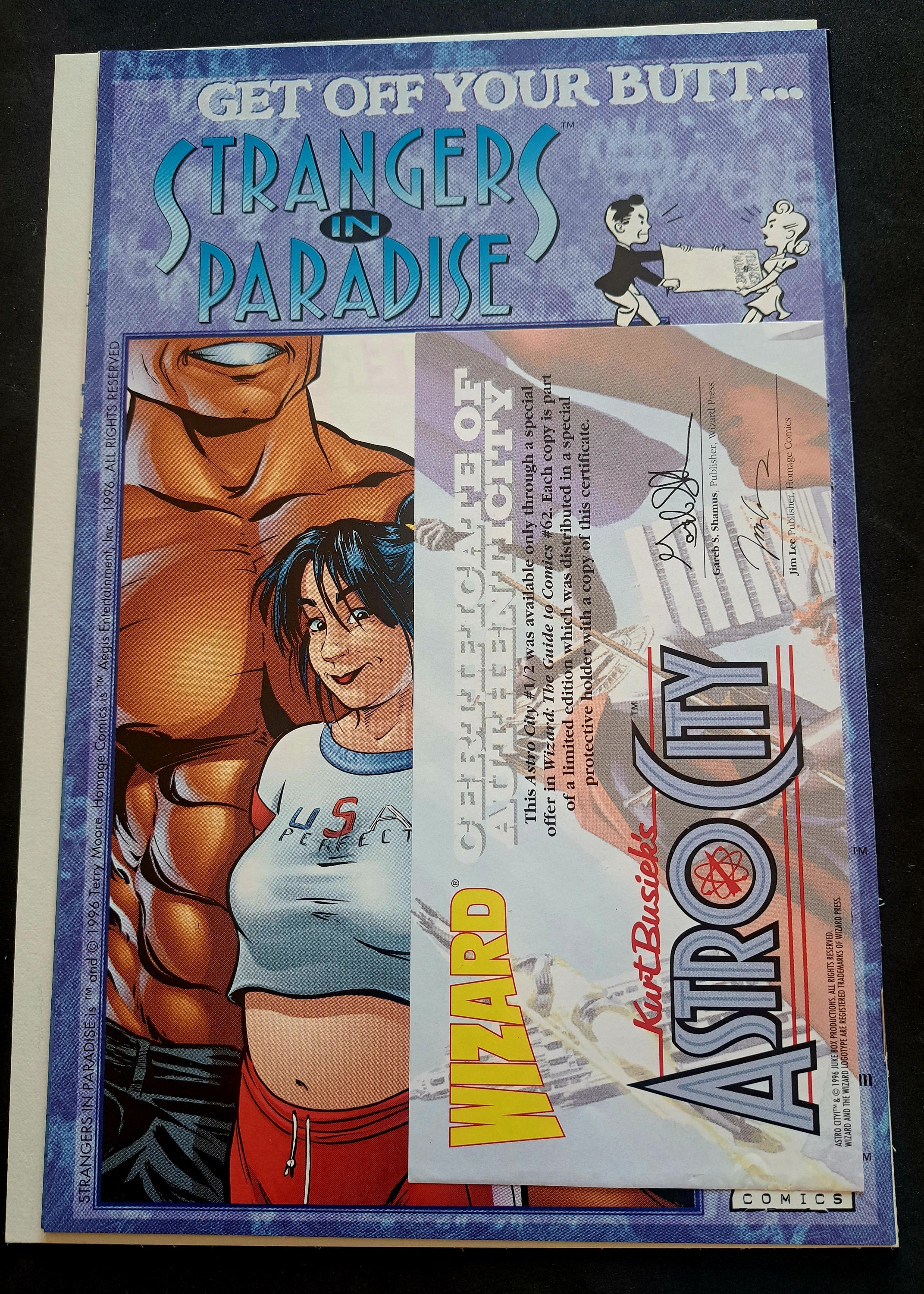 ASTRO CITY #1/2 Wizard Limited edition from 1996; Certificate of Authenticity; Kurt Busiek Art; High Grade (NM 9.2)