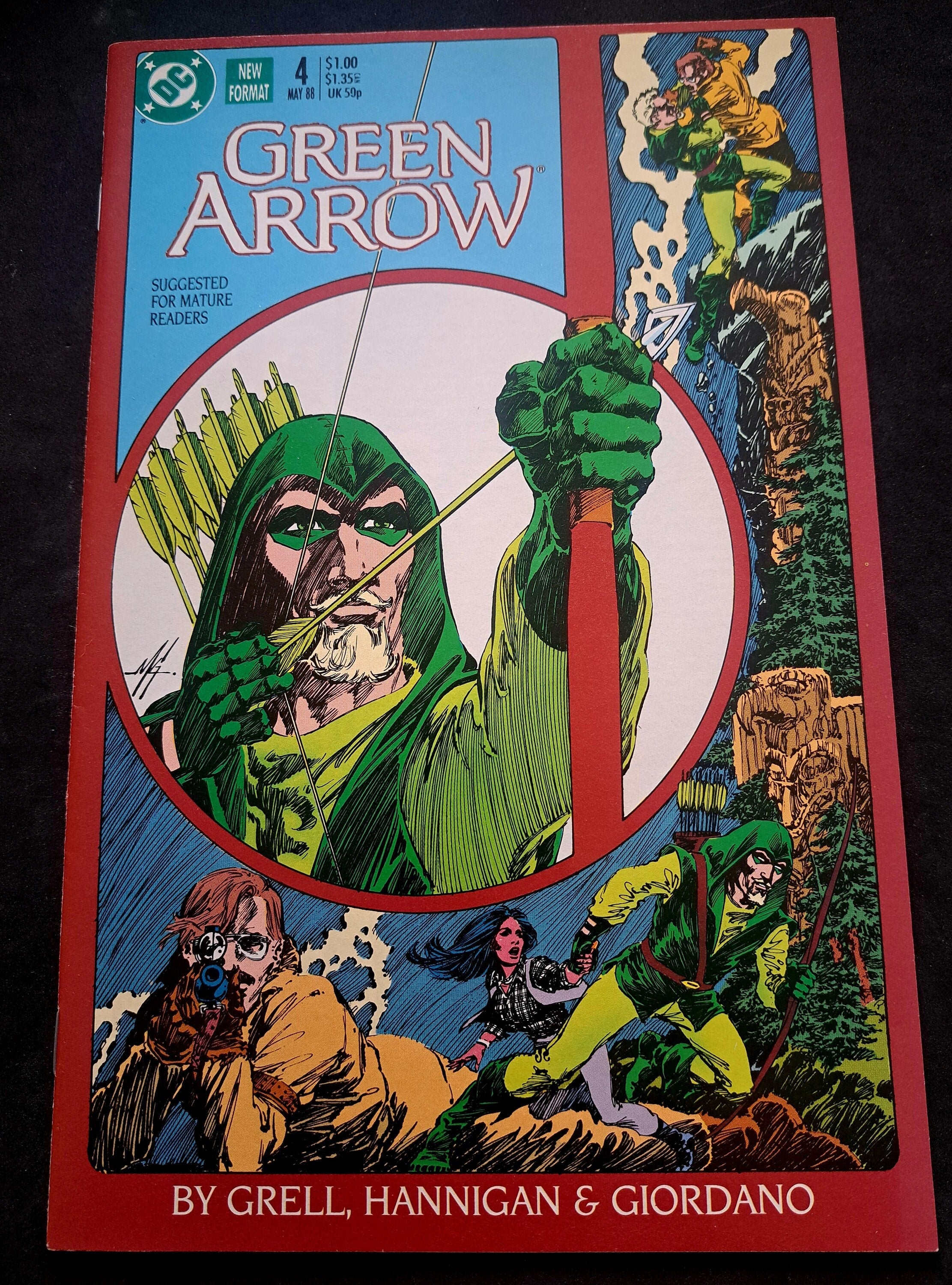 GREEN ARROW #4; Champions Part 2; 1987; DC Comics; High Grade (Vf-Nm 9.0)