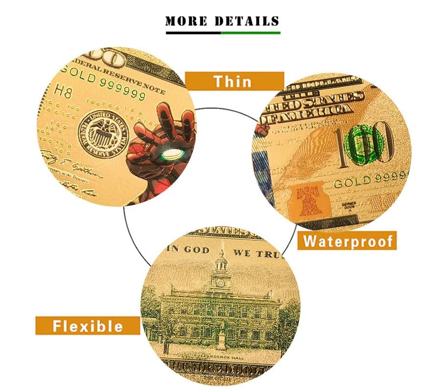 MANDALORIAN: Star Wars Galaxy .9999 GOLD Foil 100 Fantasy Note; Full color scene on back; Comes in a Collector Display holder
