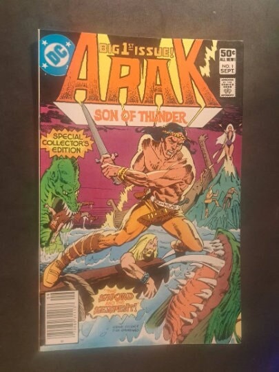 ARAK: Son Of Thunder #1 1981 (VF-NM ~ 8.5 - 9.0) Newstand first edition