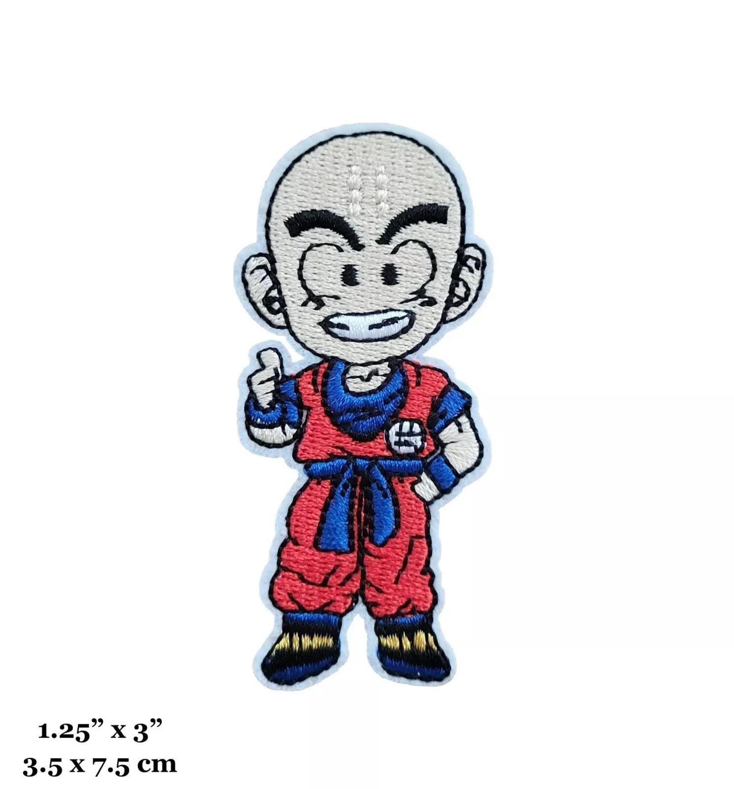 KRILLIN from Dragon Ball Z Embroidered Patch - Fan Collectible