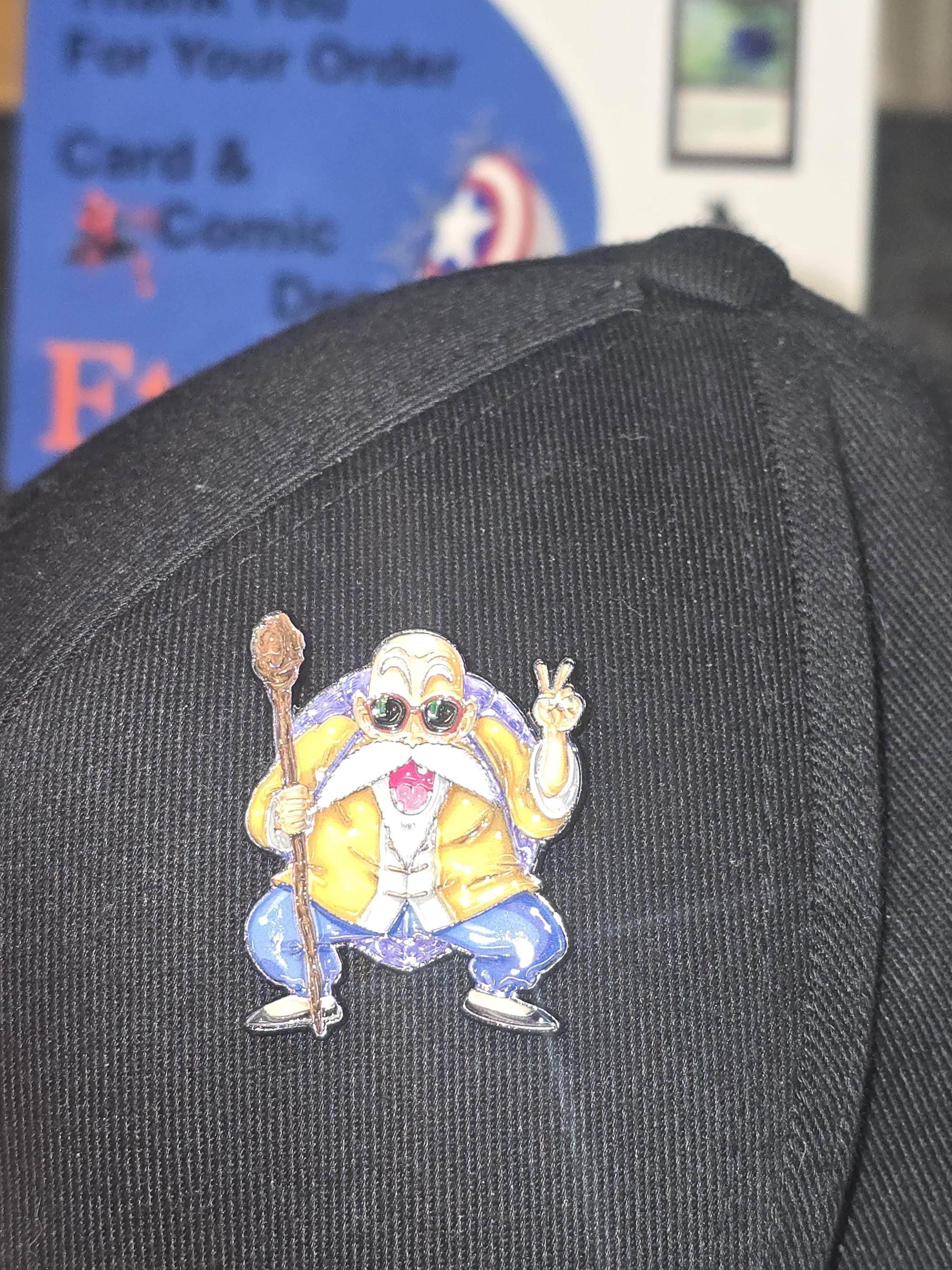 Dragon Ball Z MASTER ROSHI ENAMEL Pin - Fan Collectible