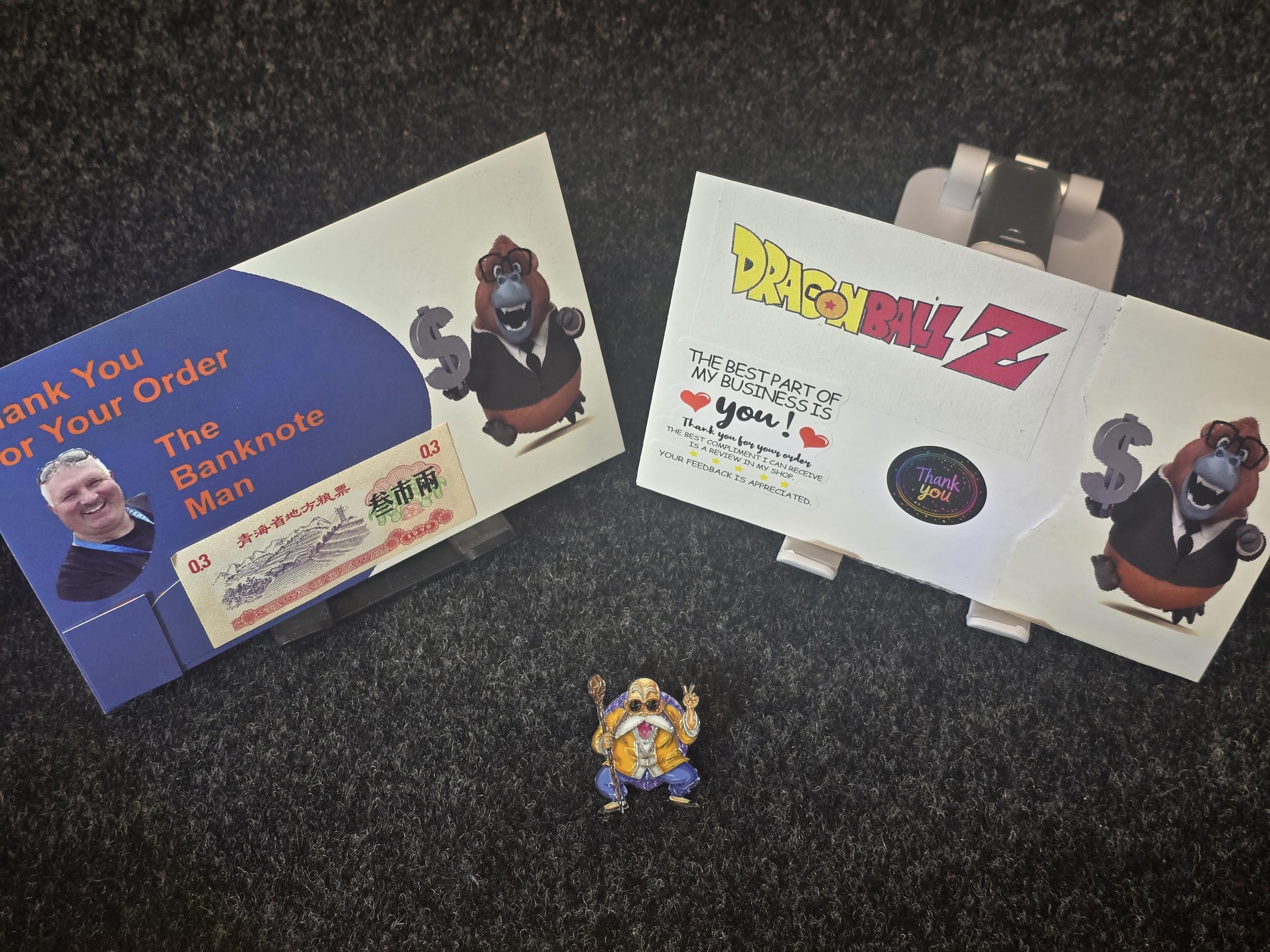 Dragon Ball Z MASTER ROSHI ENAMEL Pin - Fan Collectible