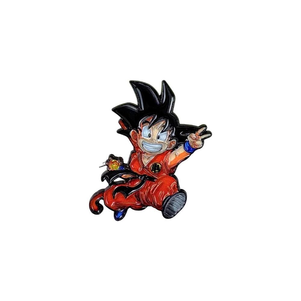 Dragon Ball Z KID GOKU Peace Sign ENAMEL Pin - Fan Collectible