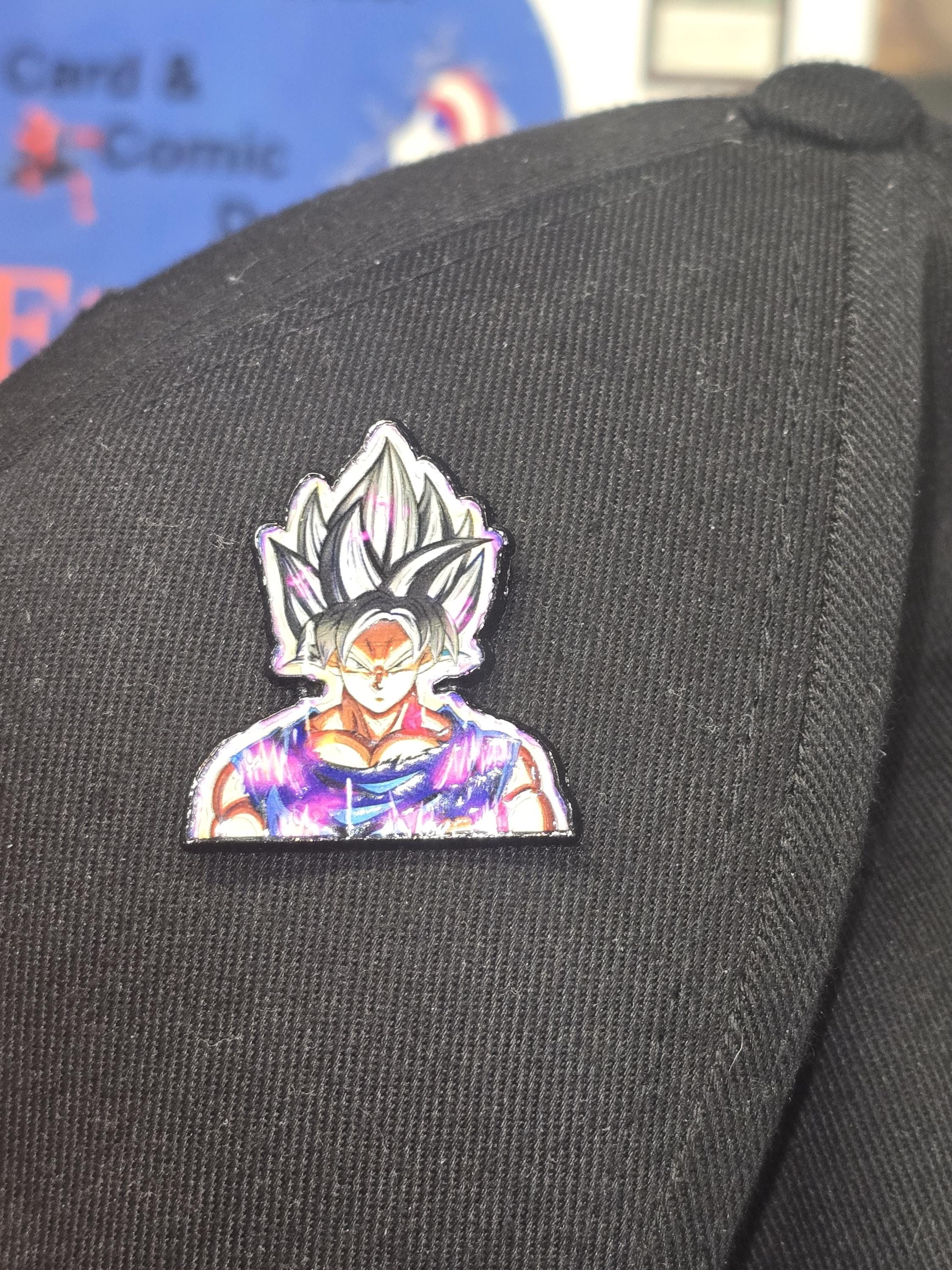 Dragon Ball Z GOKU Ultra Instinct ENAMEL Pin - Fan Collectible