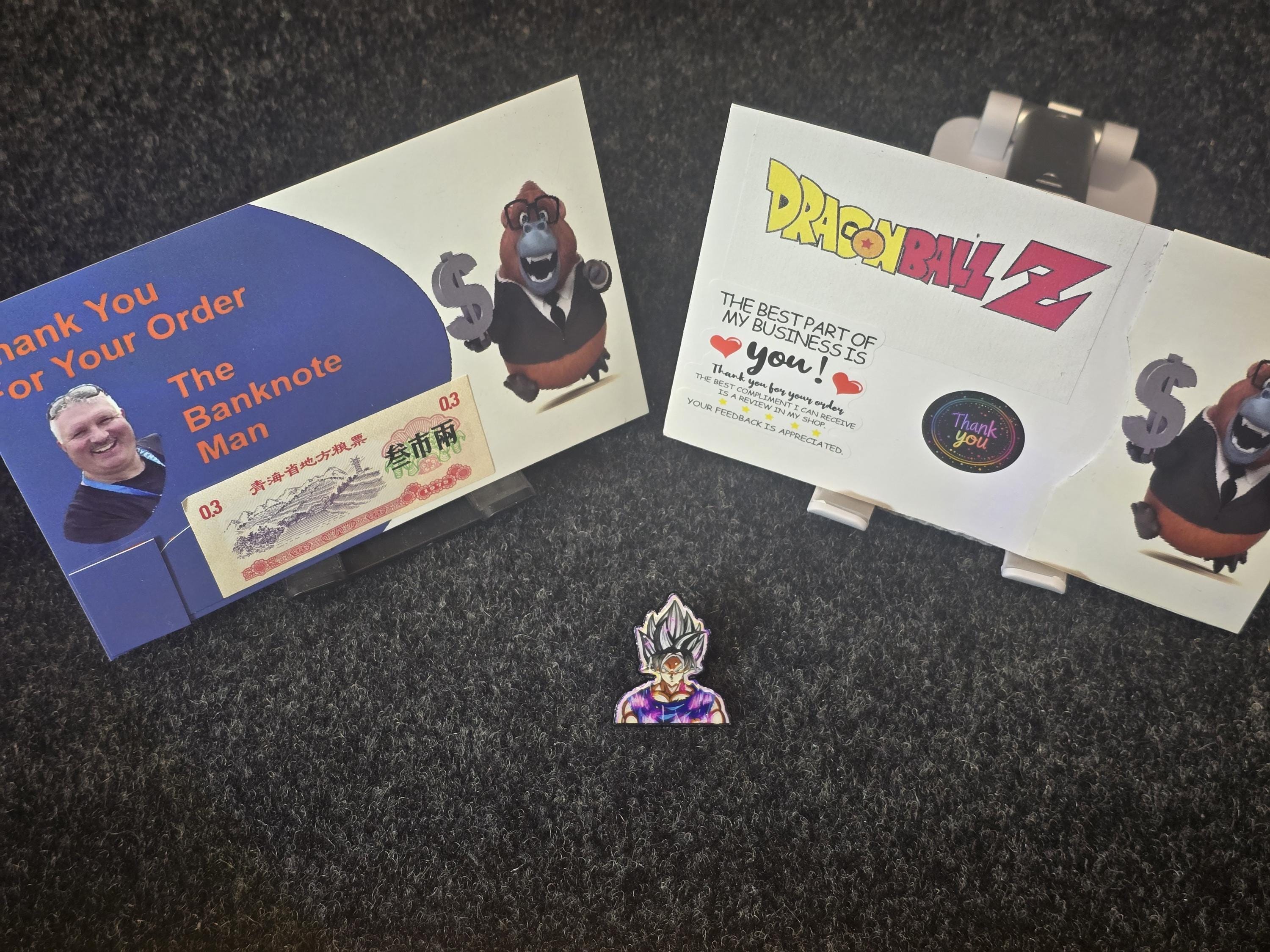 Dragon Ball Z GOKU Ultra Instinct ENAMEL Pin - Fan Collectible