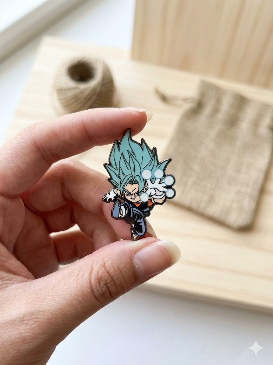 Dragon Ball Z Super Saiyan VEGITO ENAMEL Pin - Fan Collectible