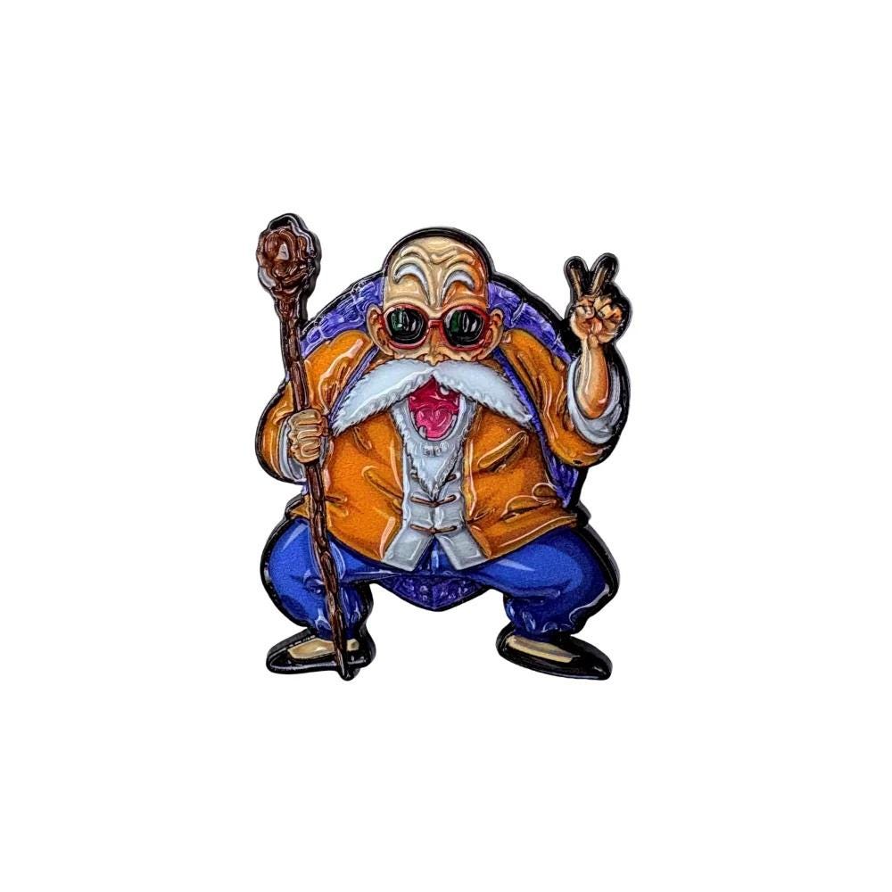 Dragon Ball Z MASTER ROSHI ENAMEL Pin - Fan Collectible