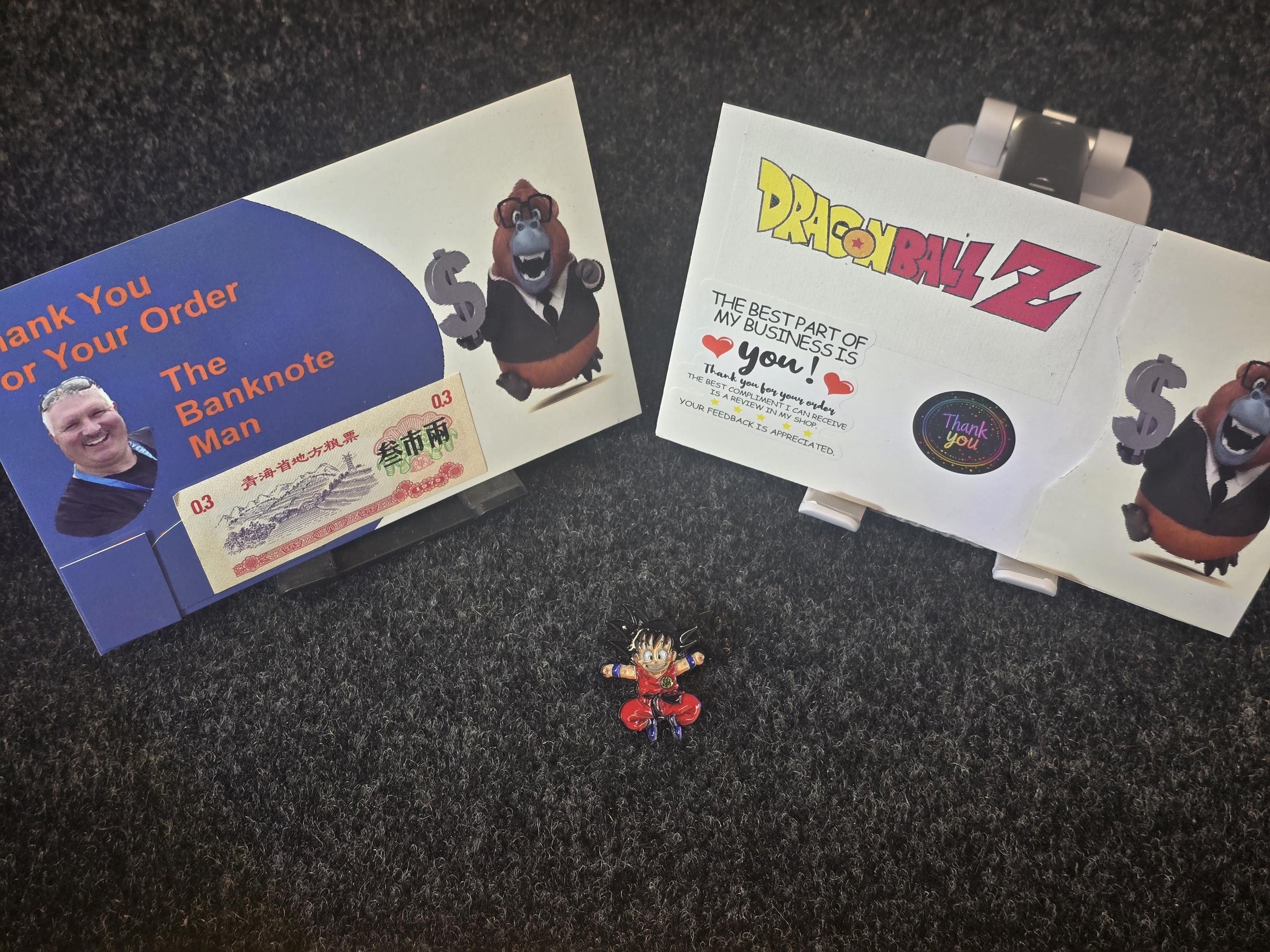 Dragon Ball Z KID GOKU Jumping ENAMEL Pin - Fan Collectible