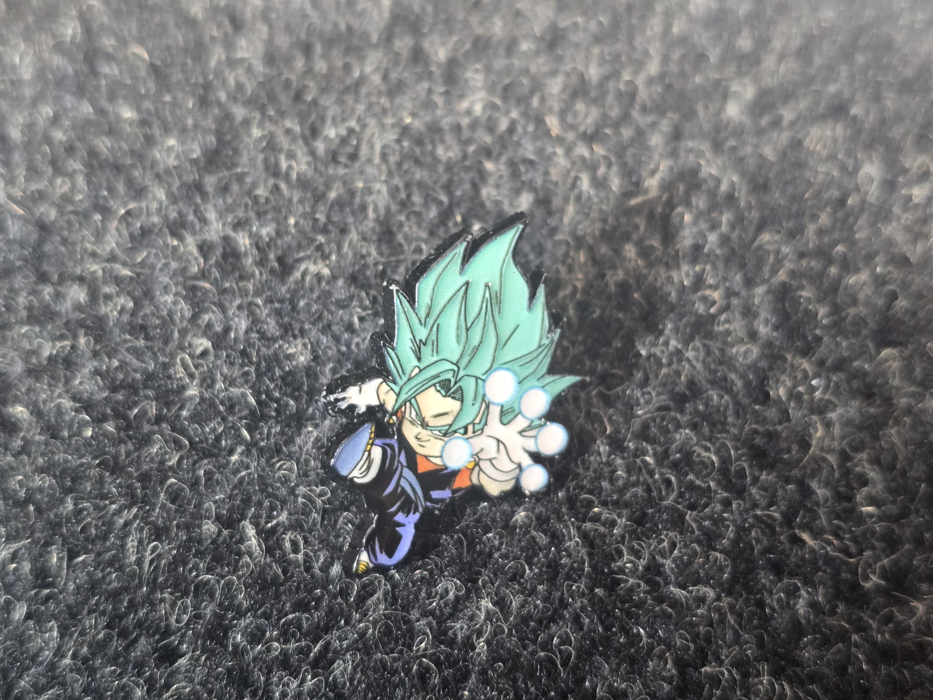 Dragon Ball Z Super Saiyan VEGITO ENAMEL Pin - Fan Collectible