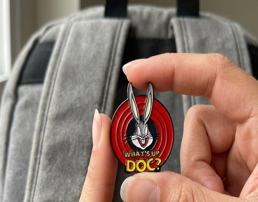 Bugs Bunny Looney Tunes Target ENAMEL Pin - Fan Collectible