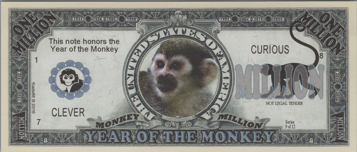 Year of the Monkey: Chinese Zodiac Fantasy Note
