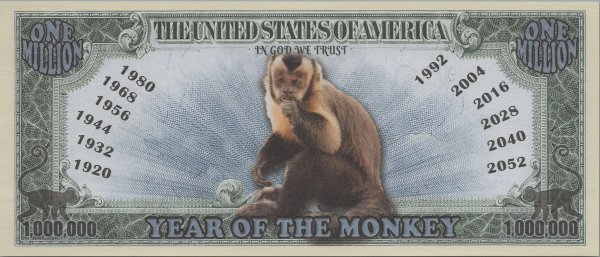 Year of the Monkey: Chinese Zodiac Fantasy Note