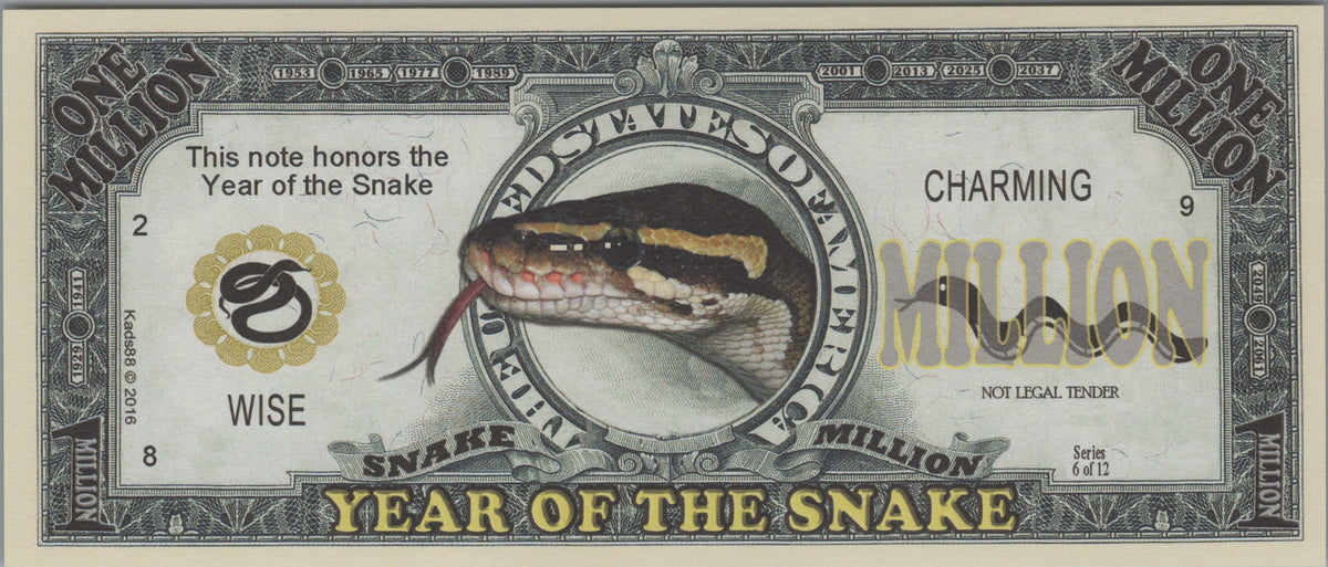 Year of the Snake: Chinese Zodiac Fantasy Note
