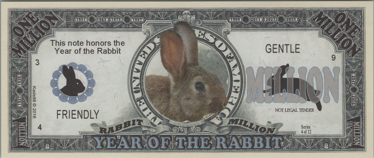 Year of the Rabbit: Chinese Zodiac Fantasy Note