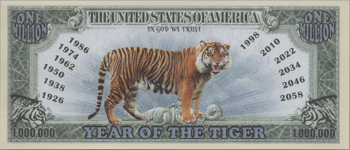 Year of the Tiger: Chinese Zodiac Fantasy Note