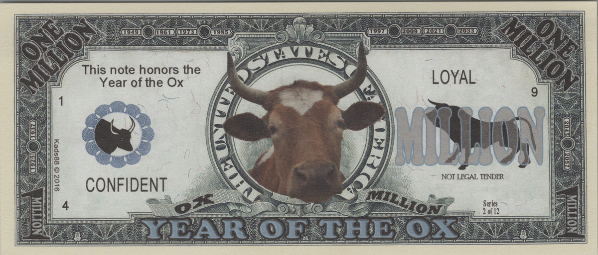 Year of the Ox: Chinese Zodiac Fantasy Note