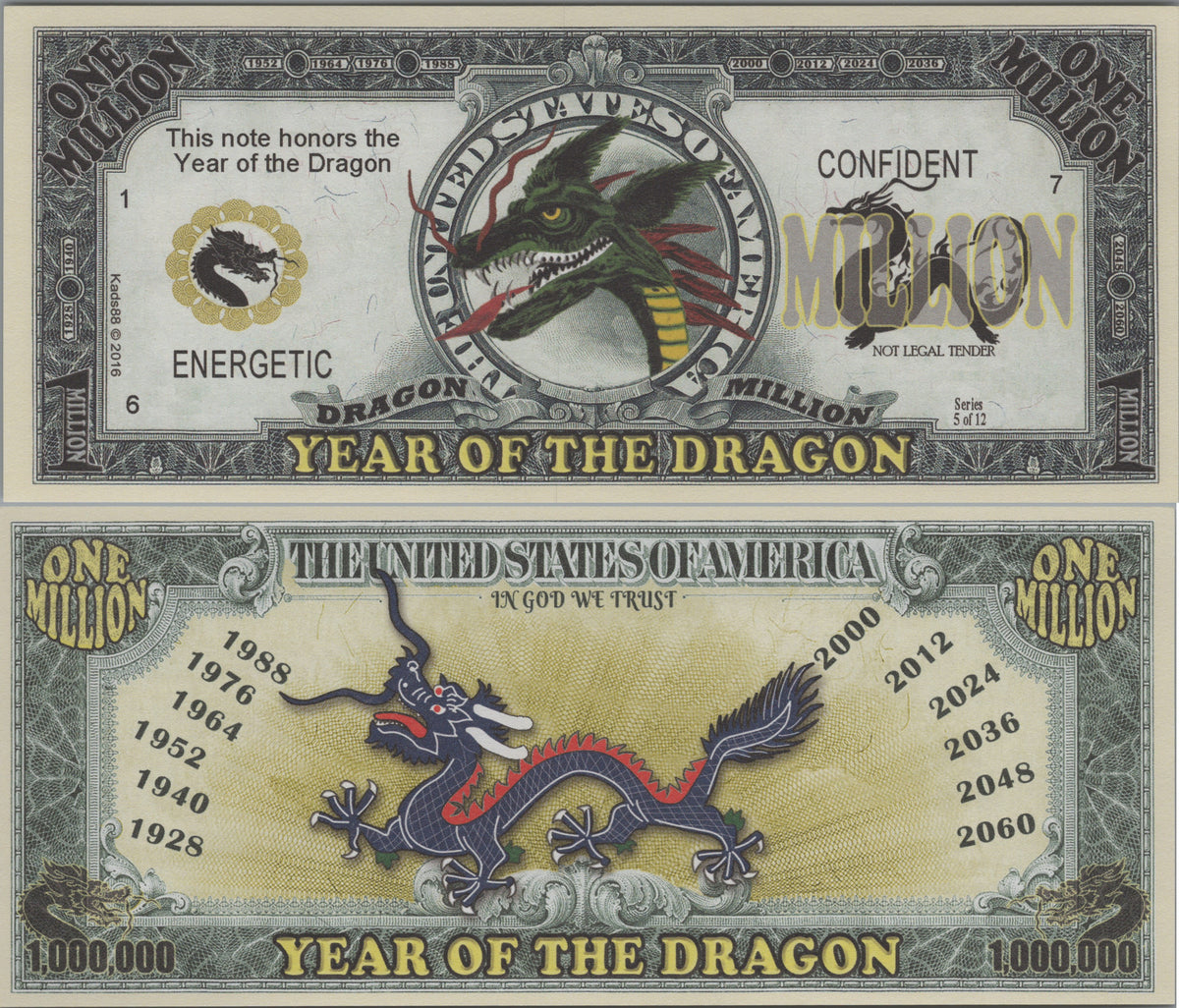 Year of the Dragon: Chinese Zodiac Fantasy Note