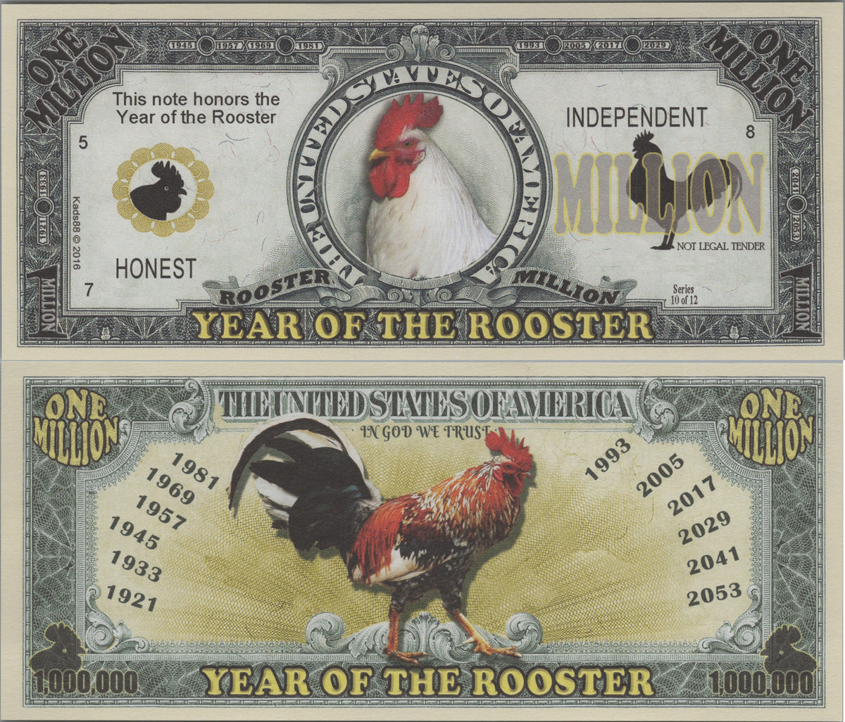Year of the Rooster: Chinese Zodiac Fantasy Note