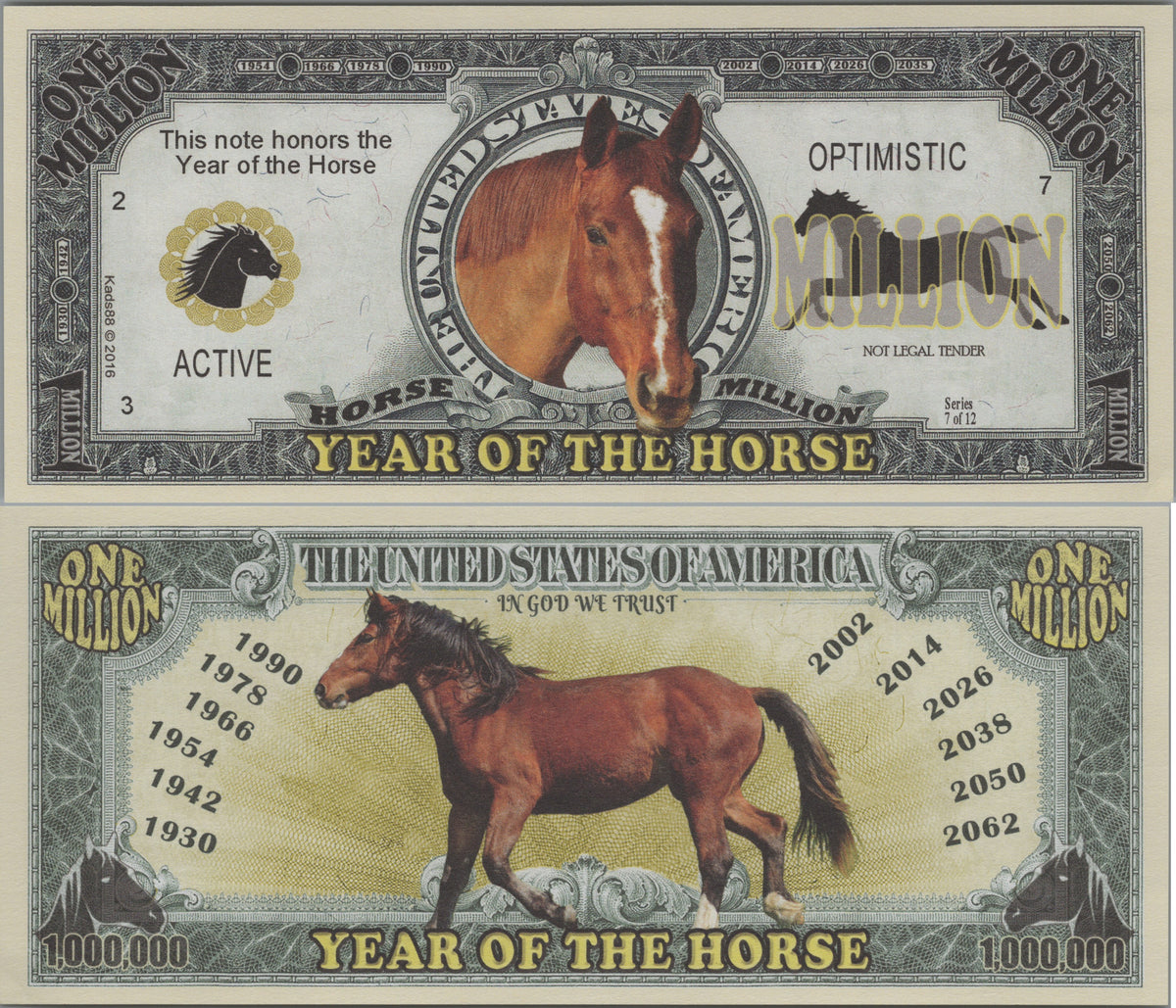 Year of the Horse: Chinese Zodiac Fantasy Note