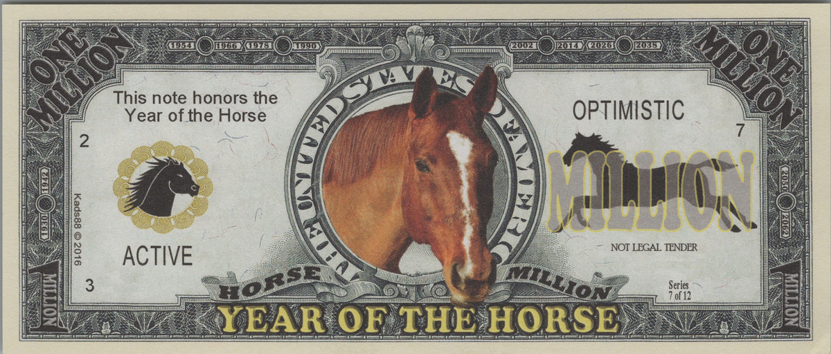 Year of the Horse: Chinese Zodiac Fantasy Note