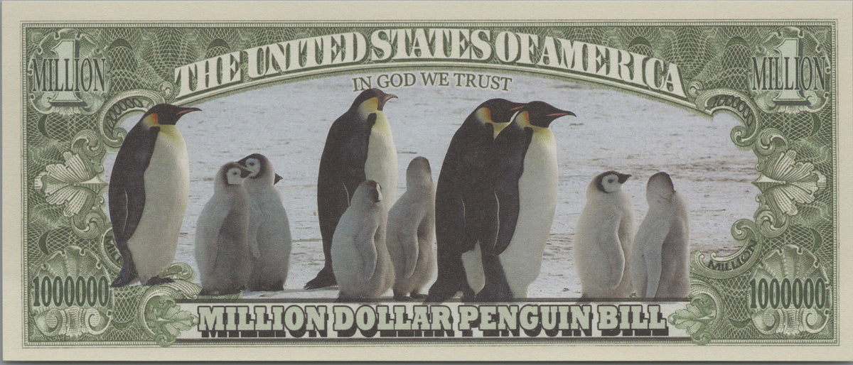 Penguin Family, Fantasy Million Note, Wildlife Series