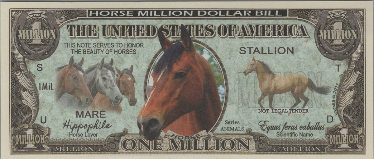 Horses, Fantasy Million Note, Animals Series