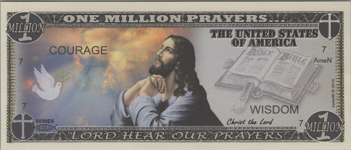 Jesus and Serenity Prayer, Fantasy Million Note