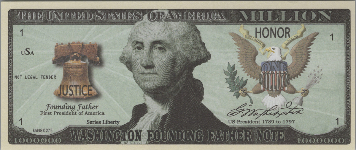 George Washington Founding Fathers Million, Fantasy Note, Liberty Series