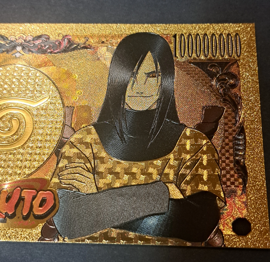 OROCHIMARU - Japanese Anime; .9999 GOLD Billion Yen; With display holder