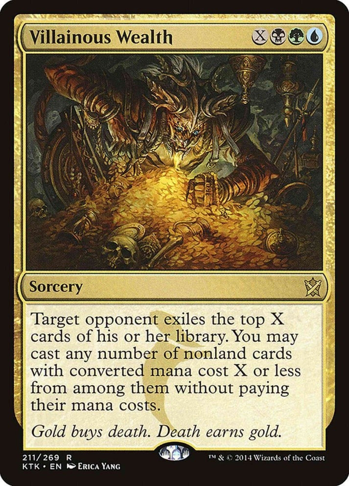 Villainous Wealth (LP-NM) ~ Rare from Khans of Tarkir #211 MTG