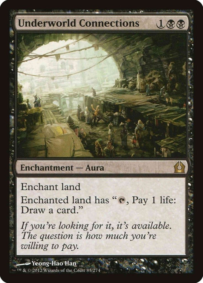 Underworld Connections (LP-NM) ~ Rare from Return to Ravnica #83 MTG