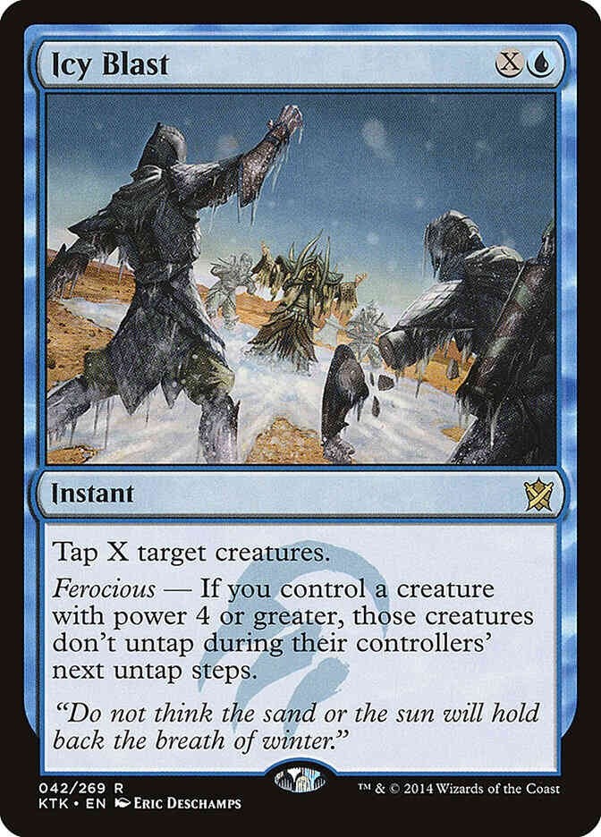 Icy Blast #42 (LP-NM) Rare from Khans of Tarkir MTG 2014