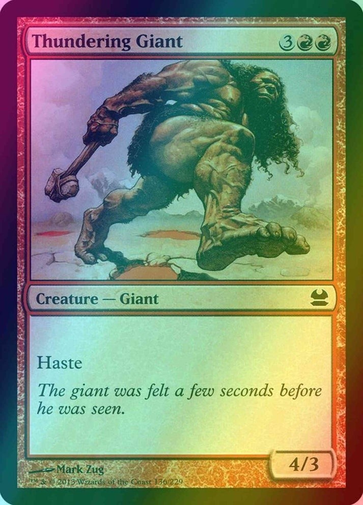Thundering Giant FOIL (LP-NM) ~ Modern Masters #136 MTG