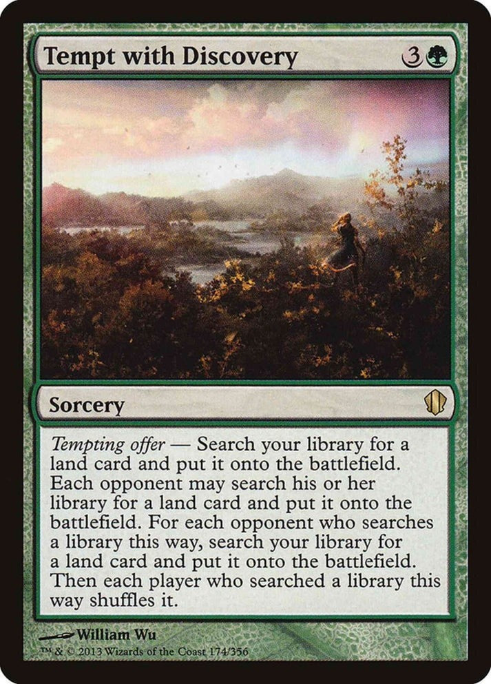 Tempt with Discovery (LP-NM) ~ Rare from Commander 2013 #174 MTG