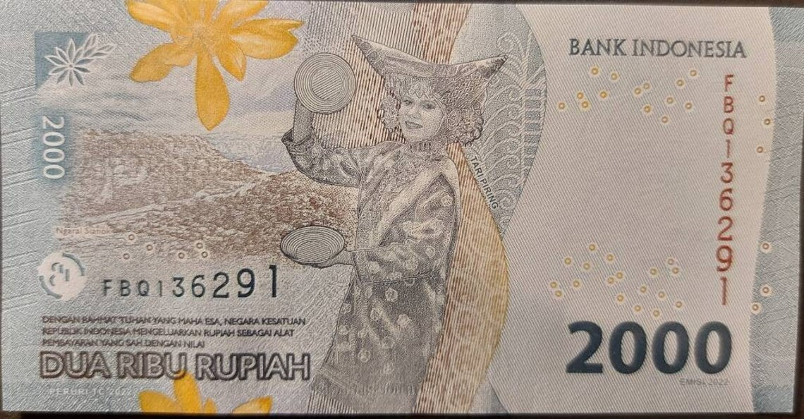 INDONESIA 2000 Rupiah; 2022; New design,UNC; B-618a; features M Thamrin