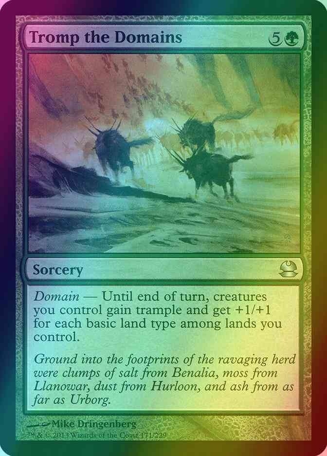 Tromp the Domains FOIL (LP-NM) ~ Modern Masters #171 MTG