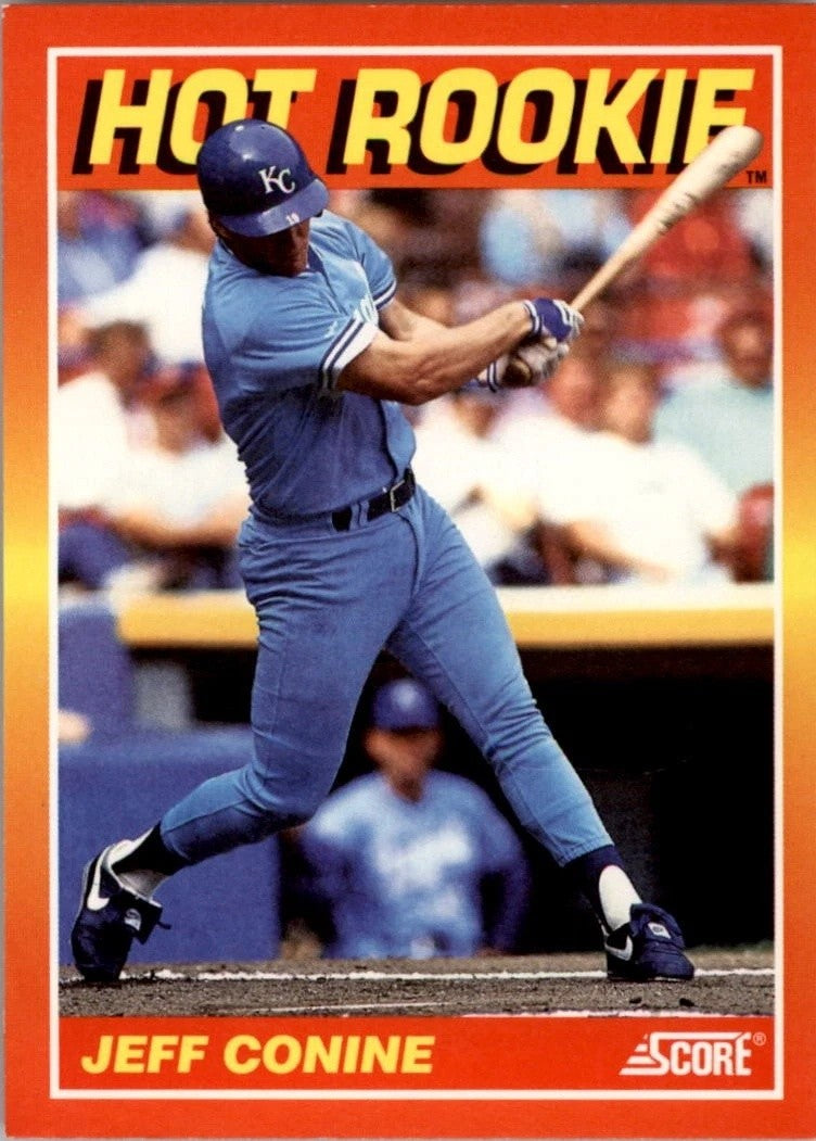1991 Score - Hot Rookies #5 Jeff Conine NM Kansas City Royals
