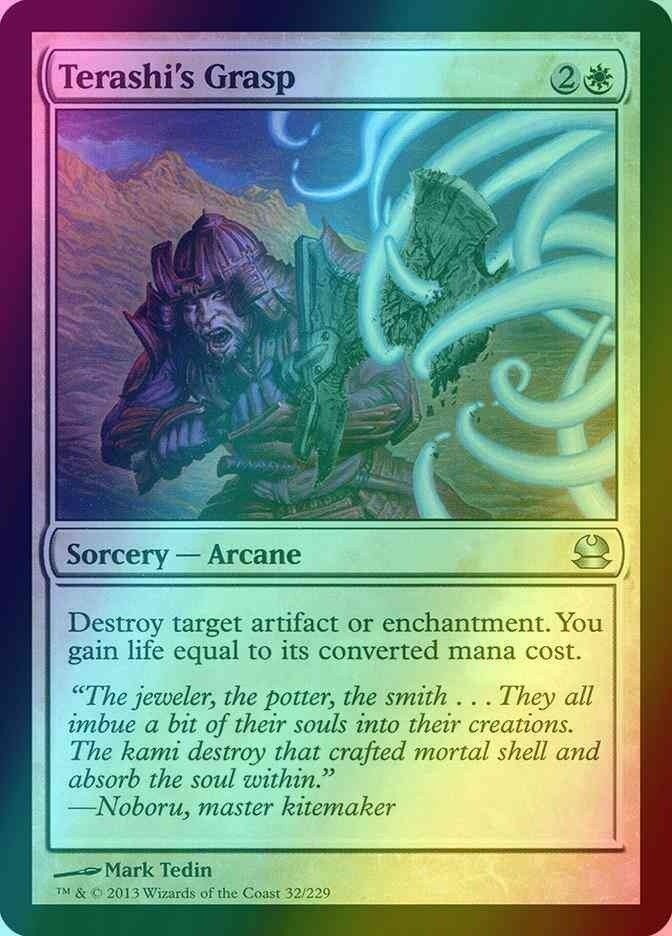 Terashi's Grasp FOIL (Lp-NM) ~ Modern Masters #32 MTG