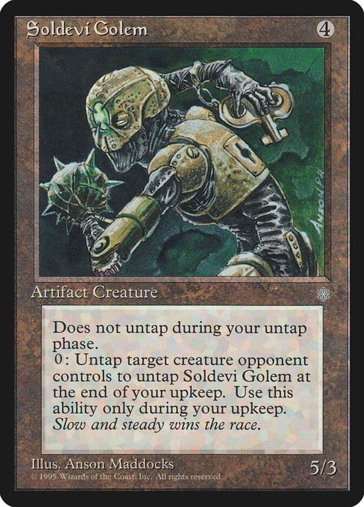 Soldevi Golem (LP-NM) ~ Rare from Ice Age #338 MTG