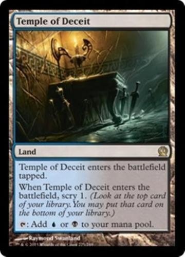 Temple of Deceit (LP-NM) ~ Theros  #225 MTG