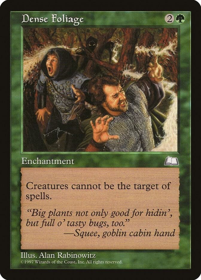 Dense Foliage (LP-NM) R from Weatherlight #124 MTG